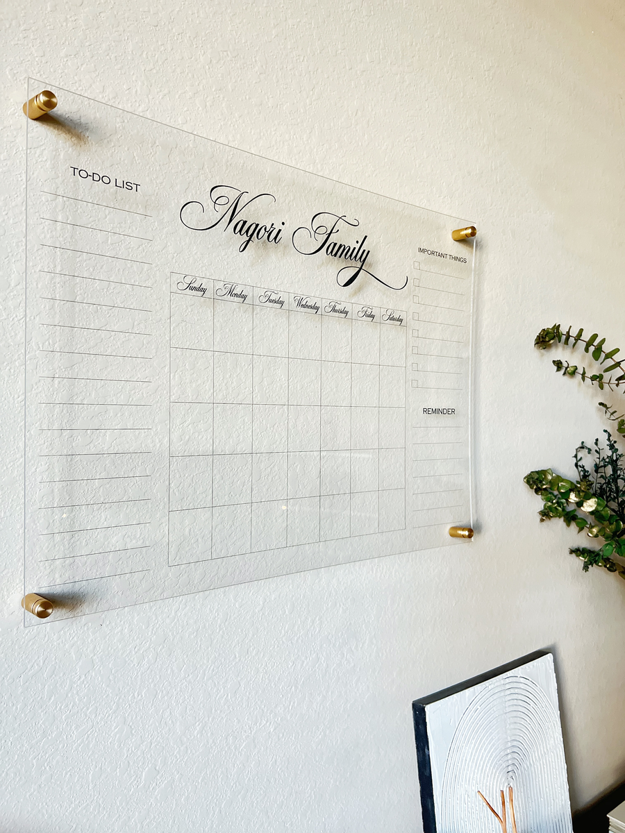 Keep the Family Organized with Custom Dry Erase Wallpaper - Signs