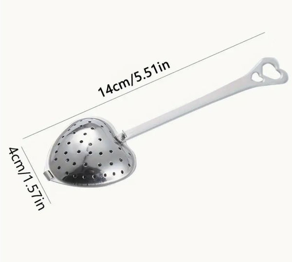 Heart shaped tea infuser