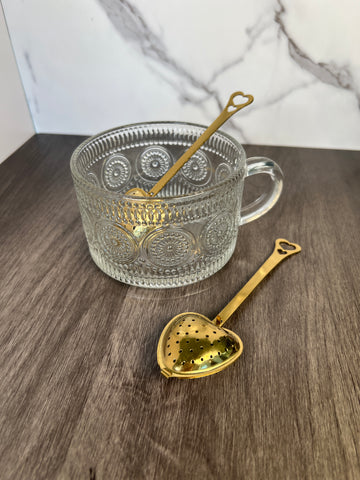 Heart shaped tea infuser